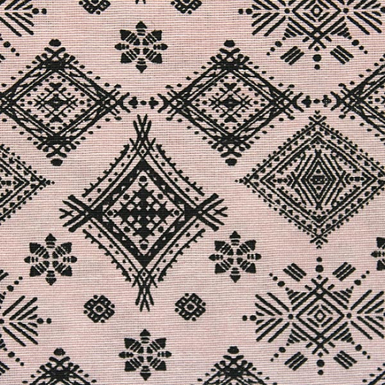dekostoff aus baumwollgemisch in Altrosa mit geometrischem Muster